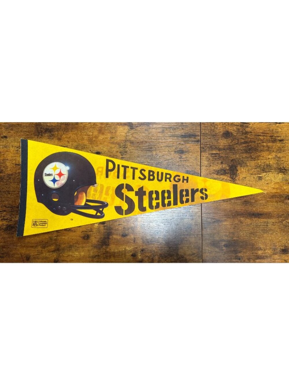 Vintage NFL Pittsburgh Steelers pennant